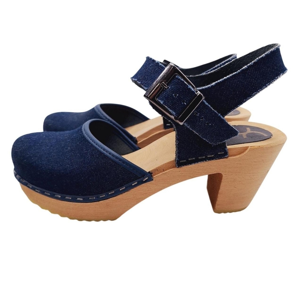 Cape Clogs Women's Blue Heel
